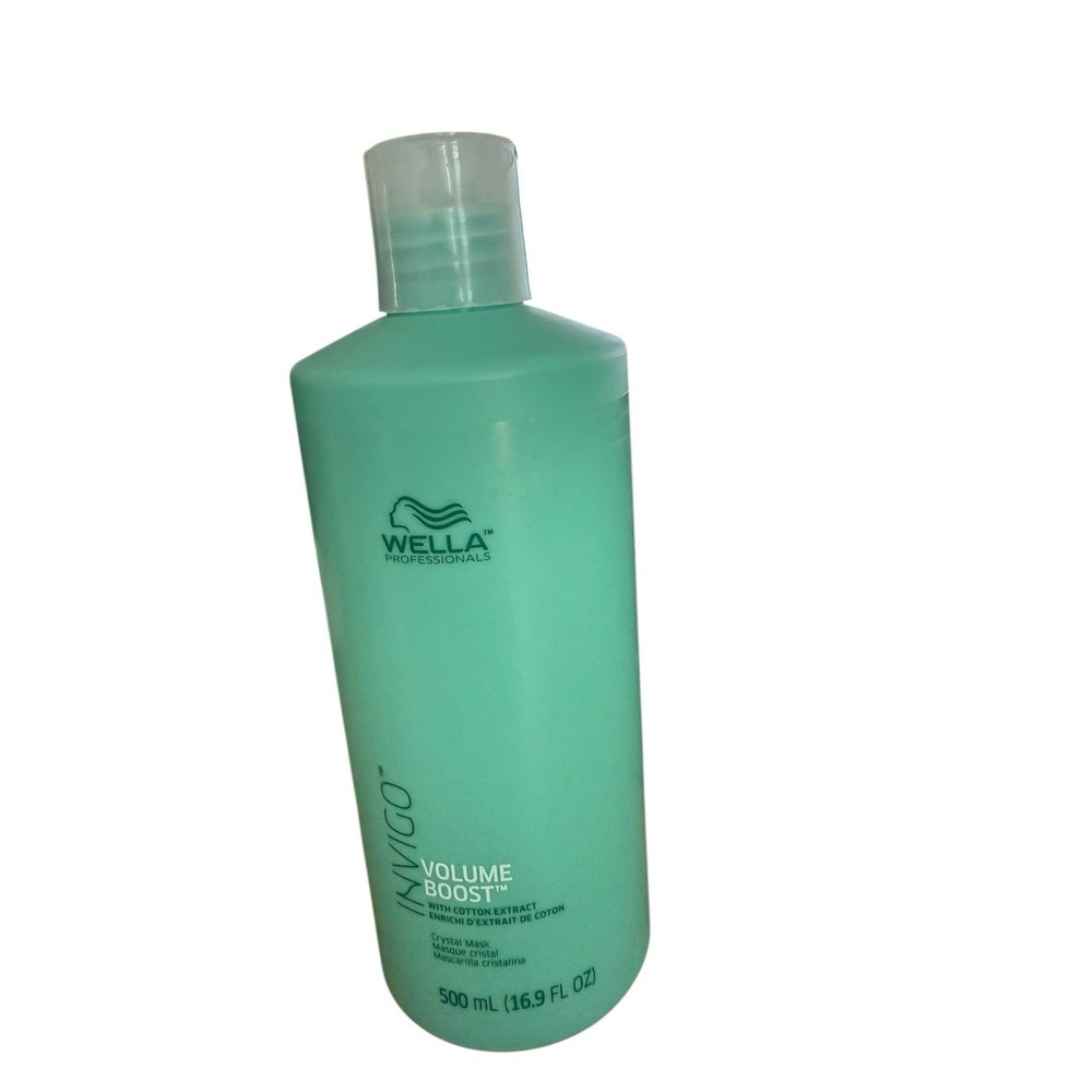 Wella Invigo Volume Boost Hair Crystal Mask With Cotton Extract 16.9 oz